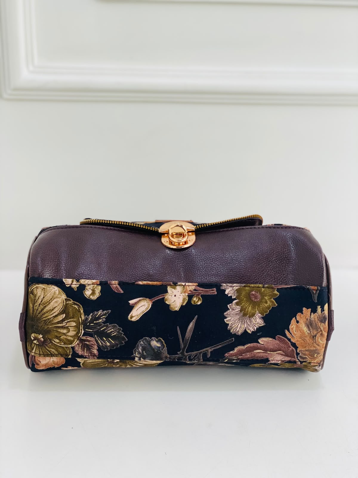 Olive Bloom Large Satchel Bag