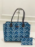 Teal Arc Spacious Laptop Bag
