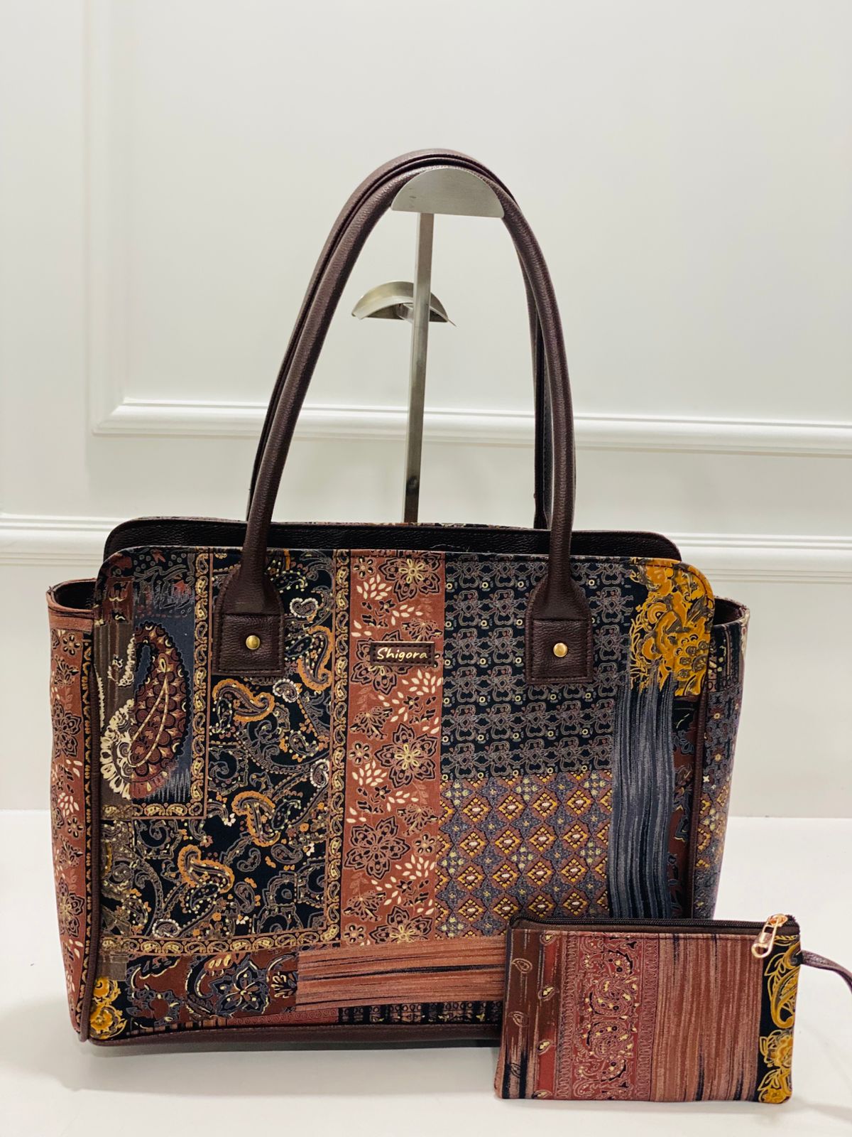 Coffee Brown Spacious Laptop Bag