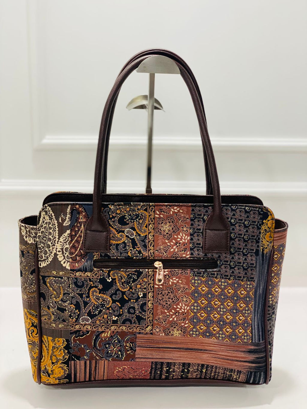 Coffee Brown Spacious Laptop Bag