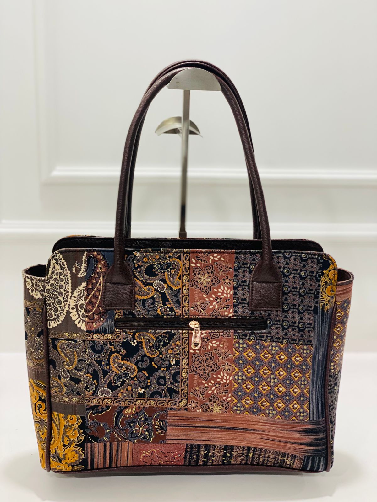 Coffee Brown Spacious Laptop Bag