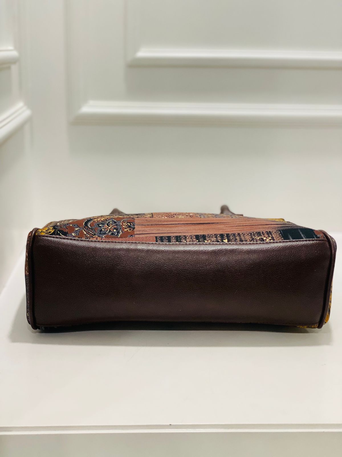 Coffee Brown Spacious Laptop Bag