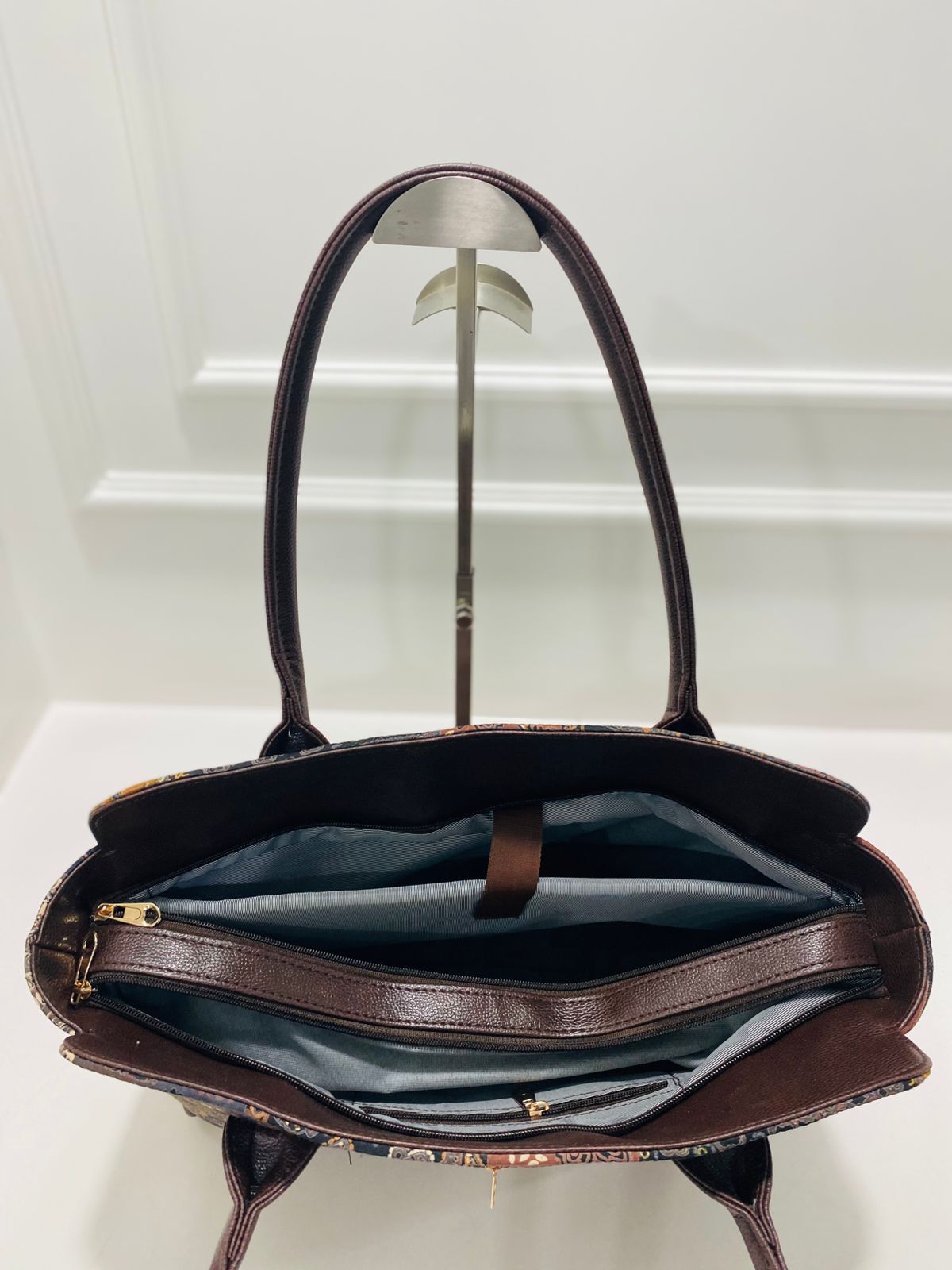 Coffee Brown Spacious Laptop Bag