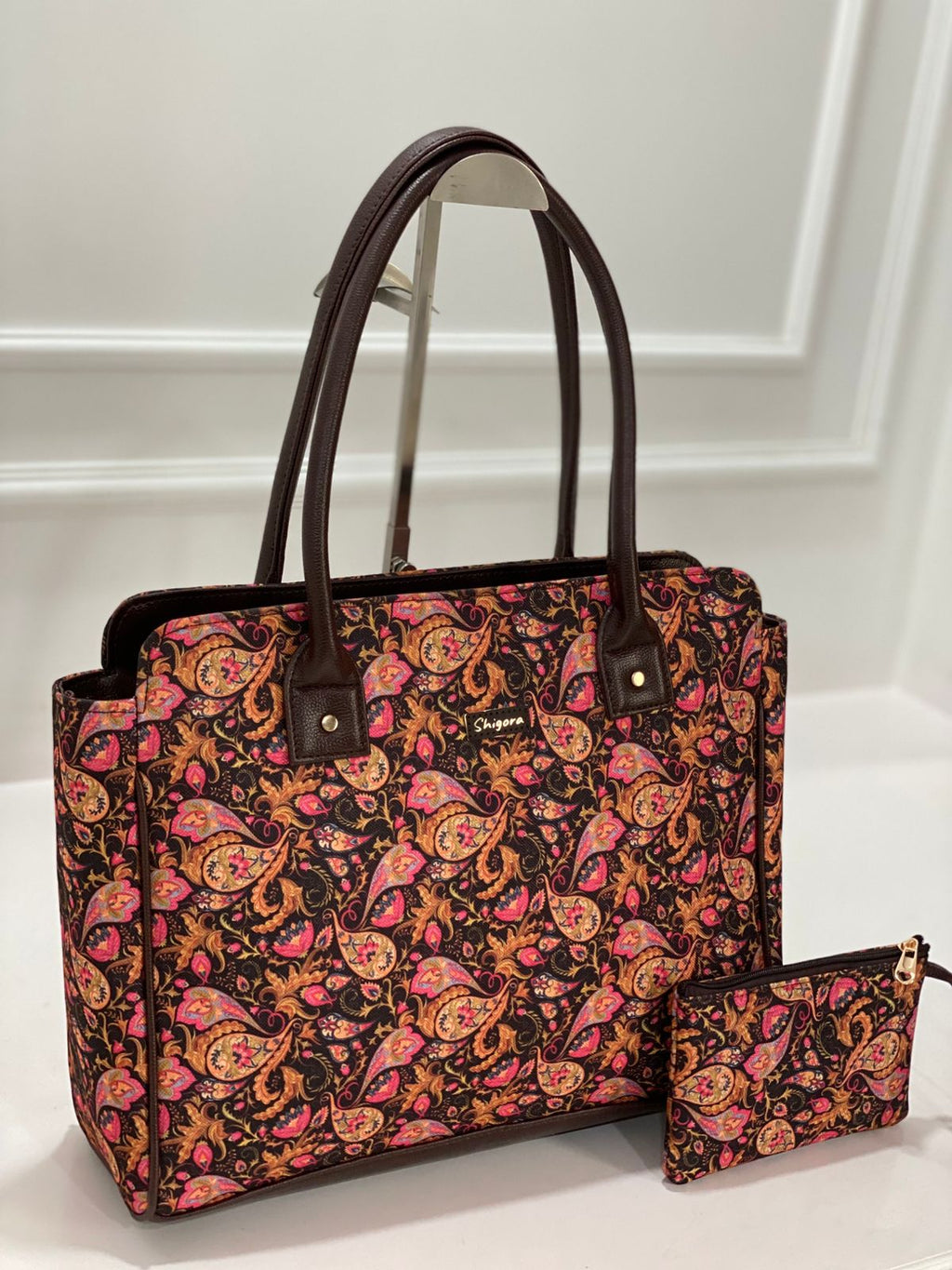 Royal Paisley Spacious Laptop Bag