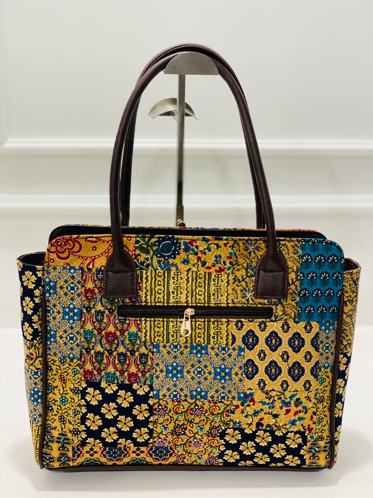 Tropical Bloom Statement Laptop Bag