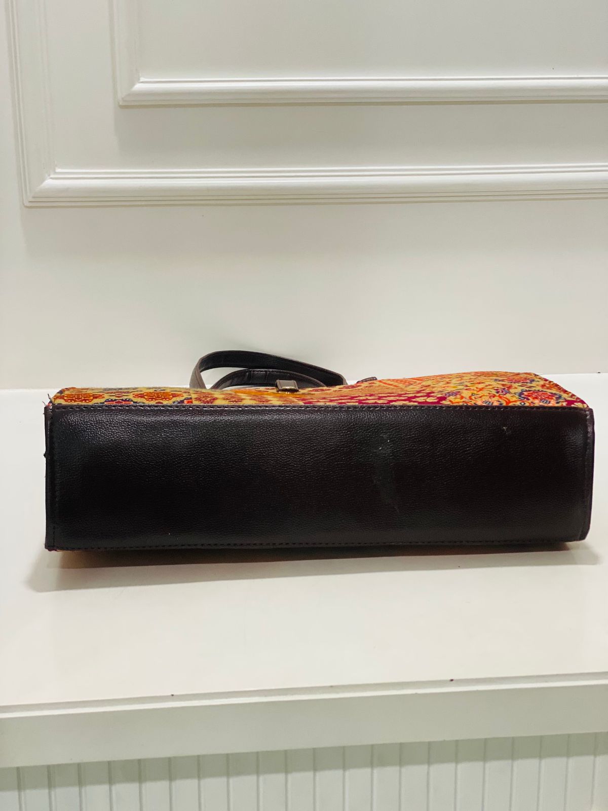 Vintage Patchwork Statement Laptop Bag