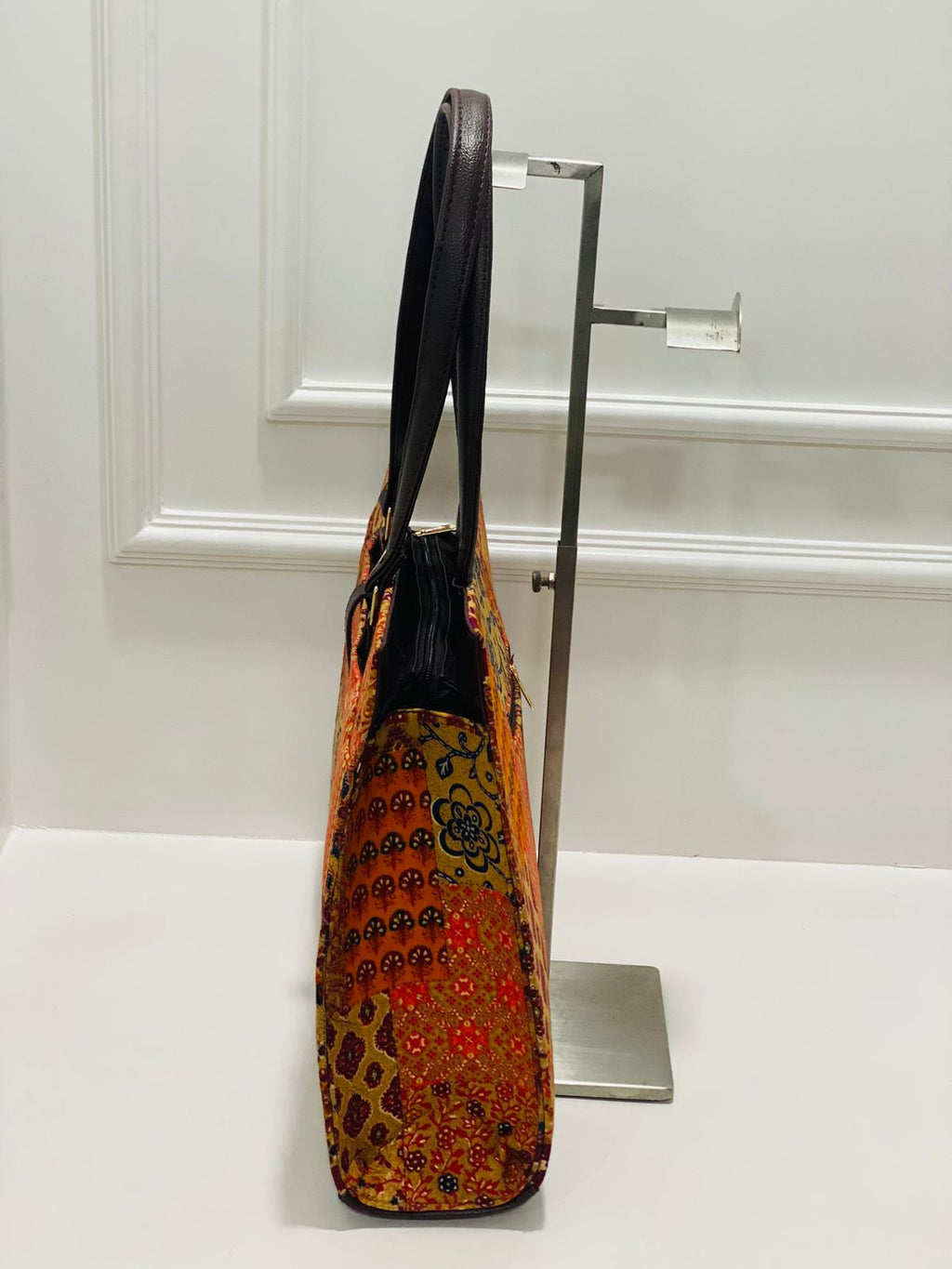 Vintage Patchwork Statement Laptop Bag