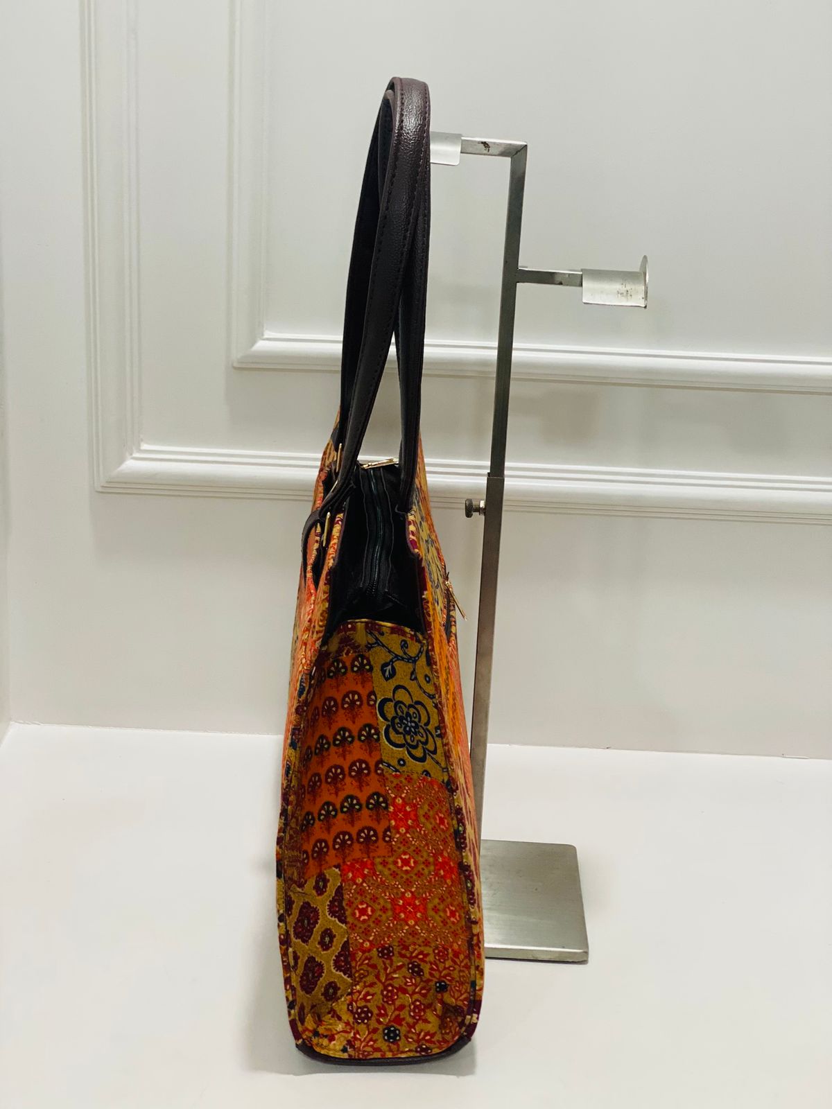 Vintage Patchwork Statement Laptop Bag