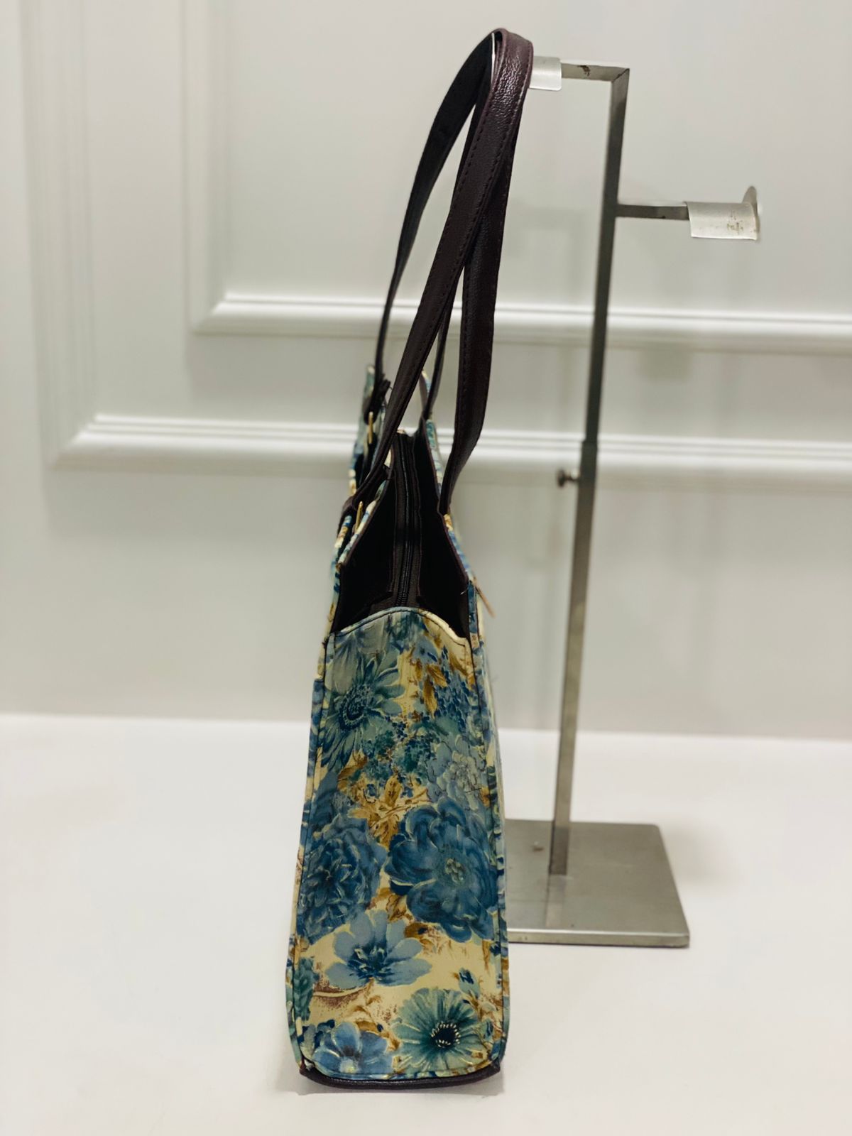 Aqua Blue Statement Laptop Bag