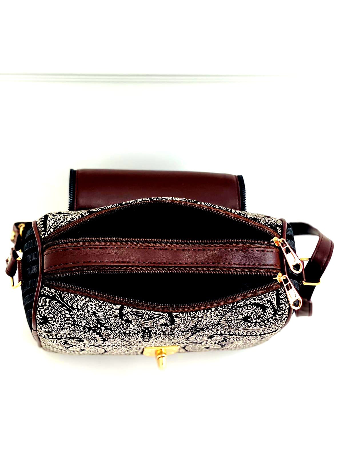 Black Mystic Medium Satchel Bag