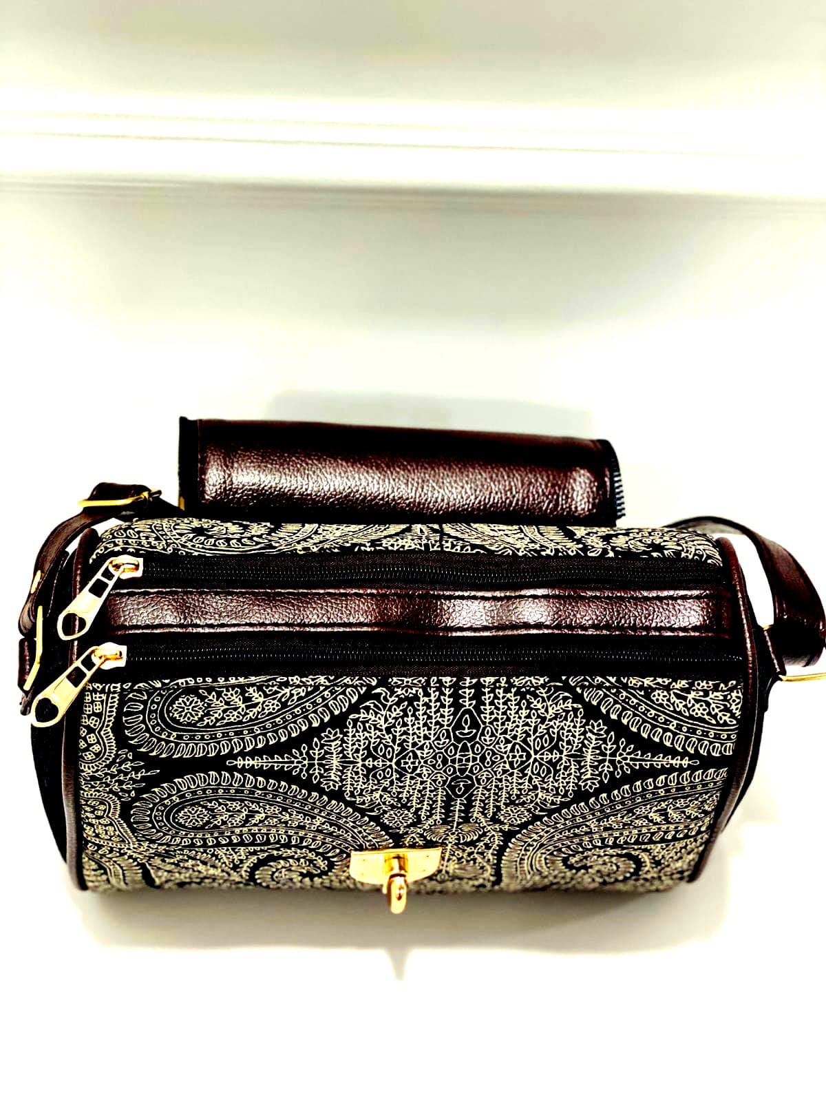 Black Mystic Medium Satchel Bag