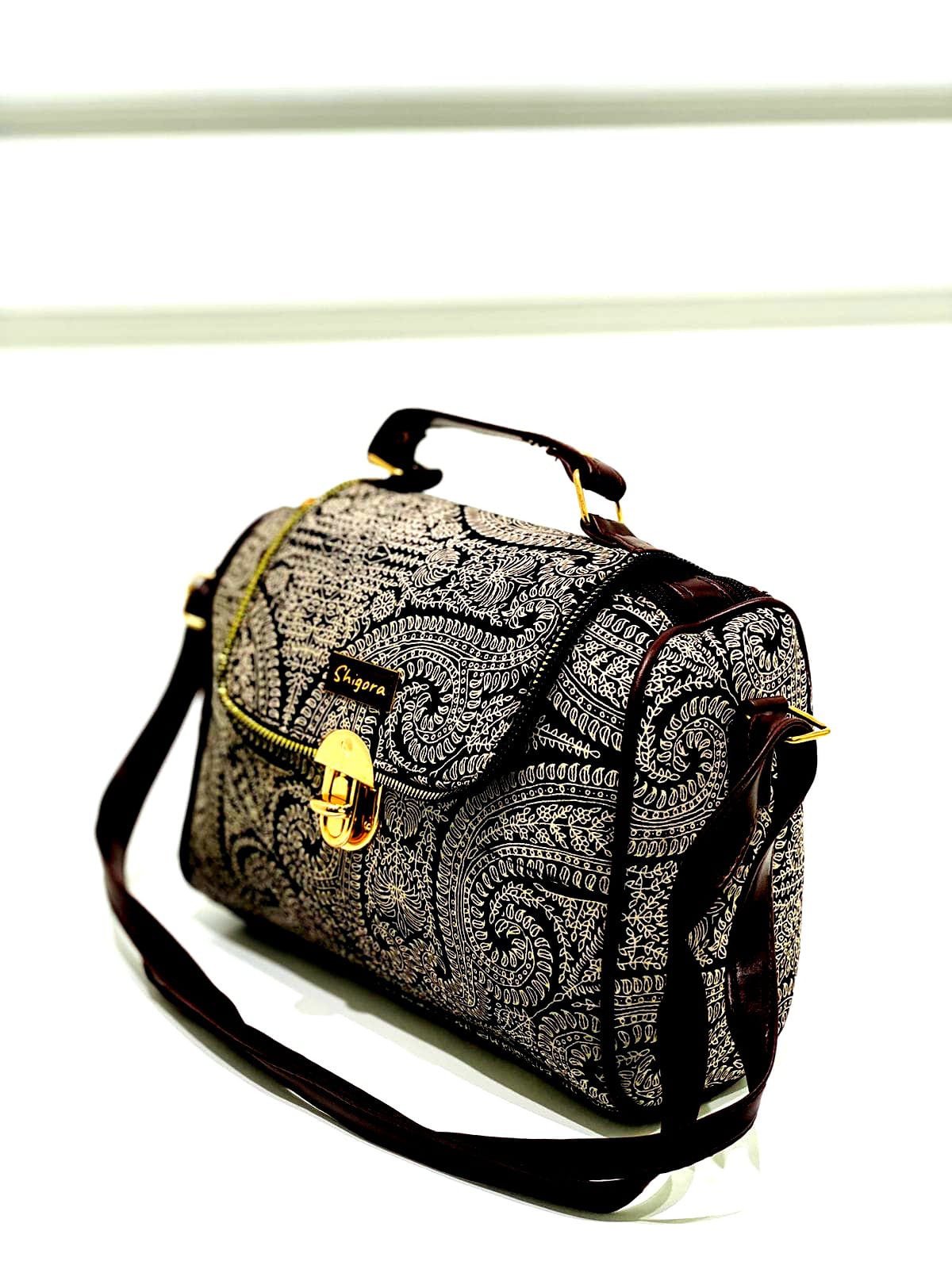 Black Mystic Medium Satchel Bag