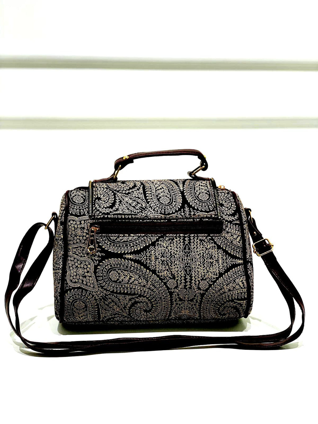 Black Mystic Medium Satchel Bag