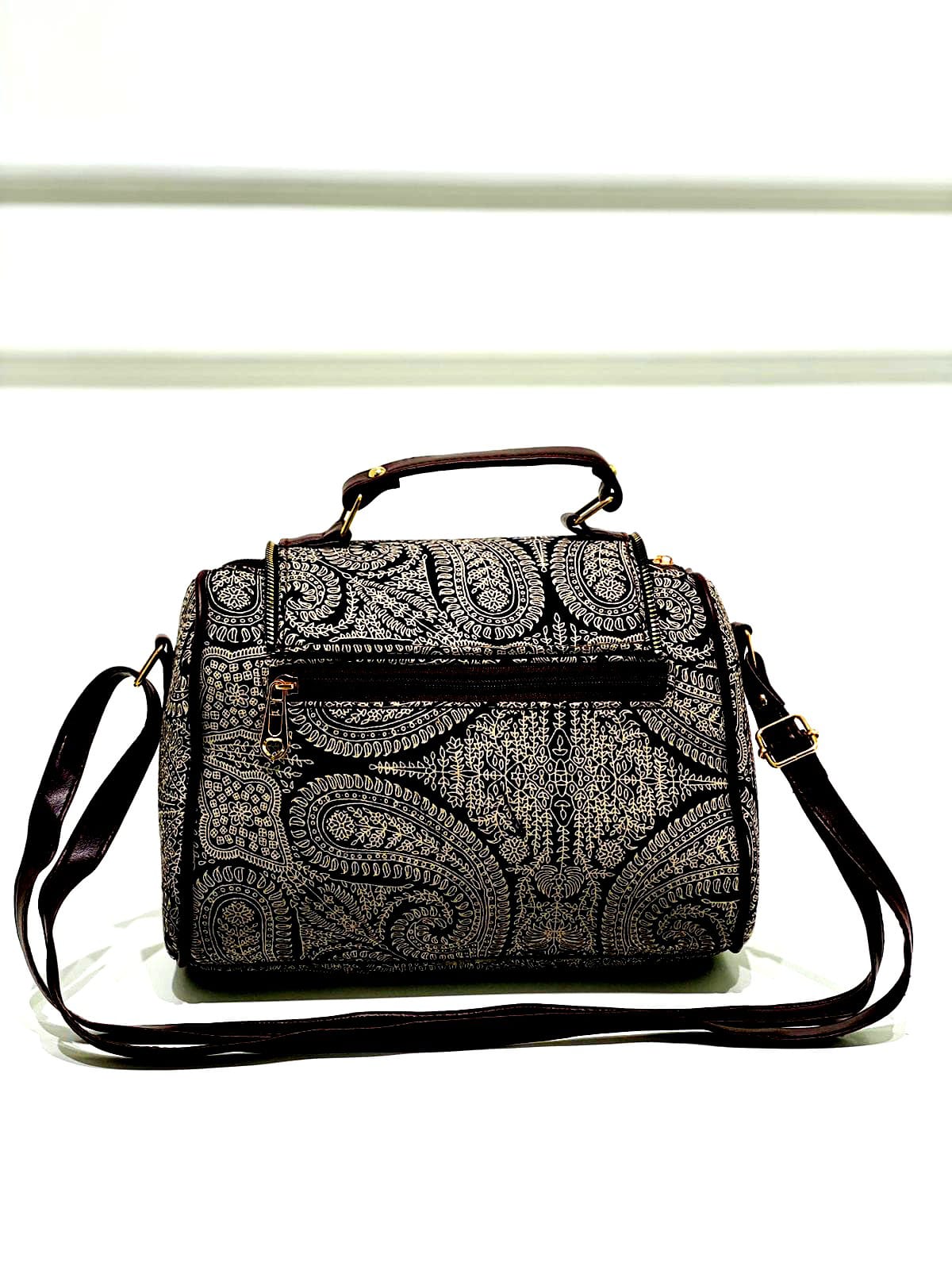 Black Mystic Medium Satchel Bag