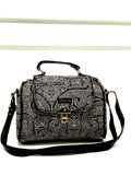 Black Mystic Medium Satchel Bag