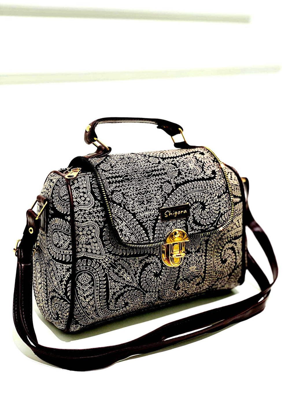 Black Mystic Medium Satchel Bag