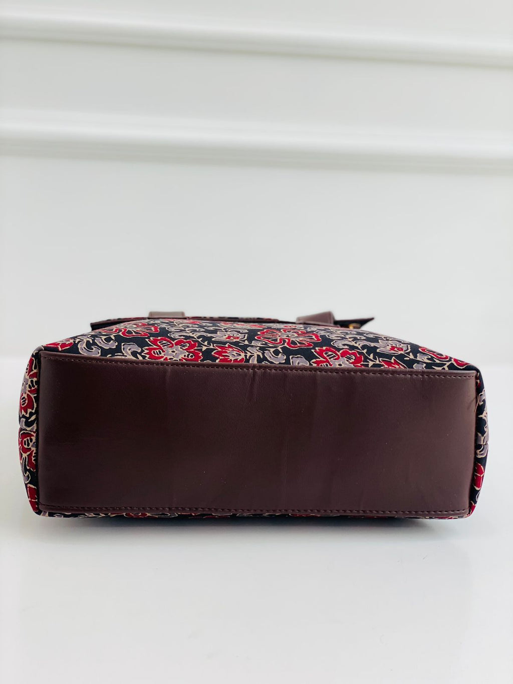 Red Floral Office Tote Bag