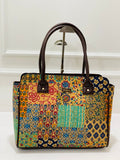 Golden Mosaic Spacious Laptop Bag