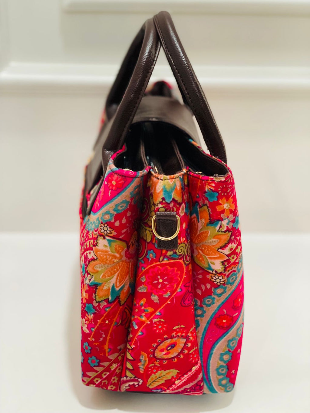 Berry Pink Triple Tier Bag