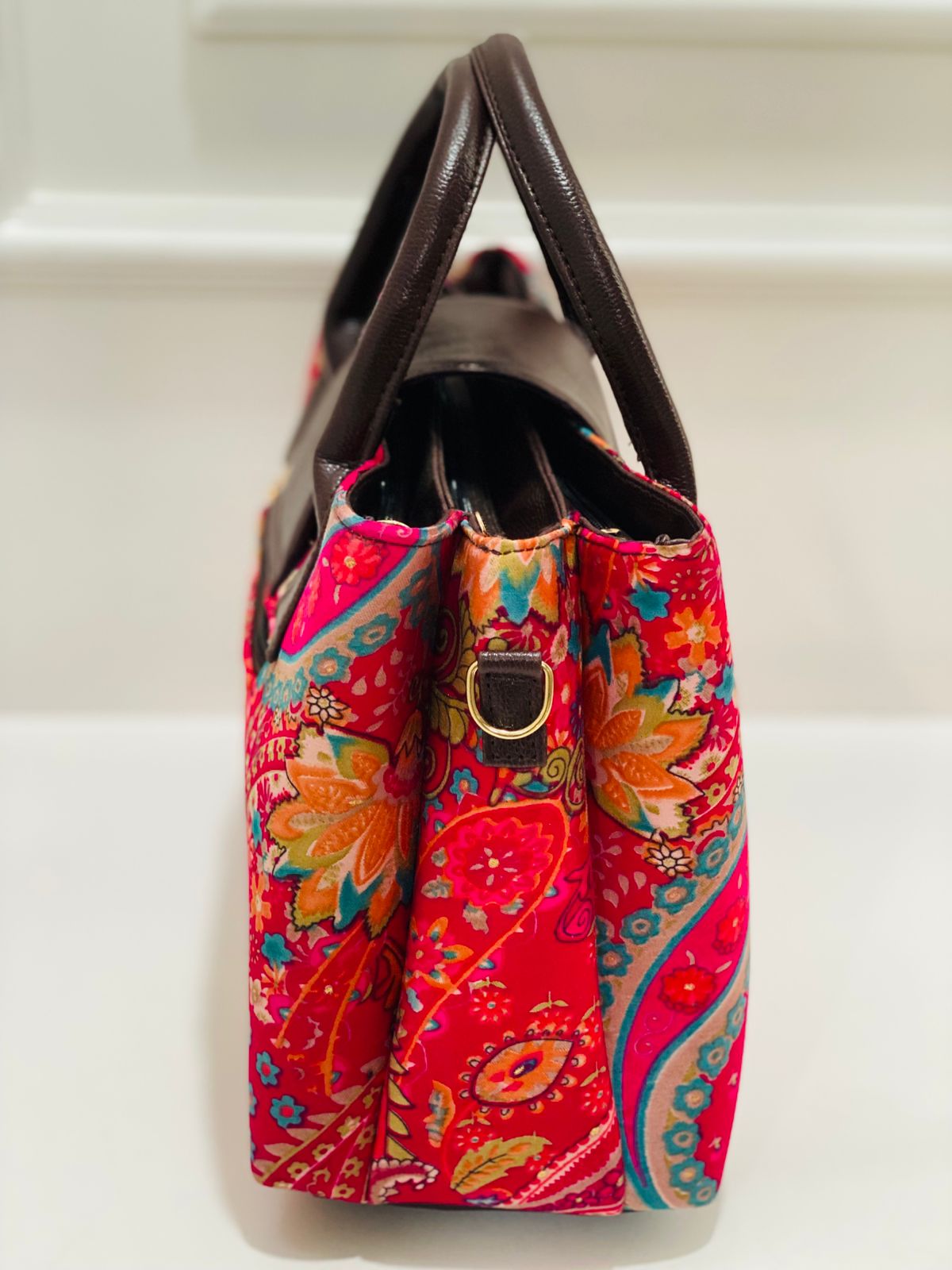 Berry Pink Triple Tier Bag