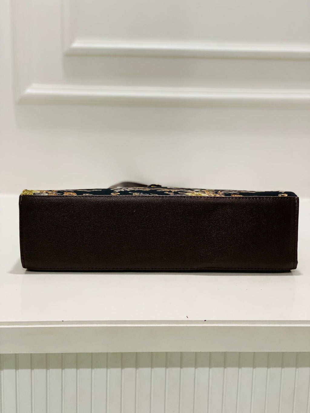 Midnight Bloom Statement Laptop Bag