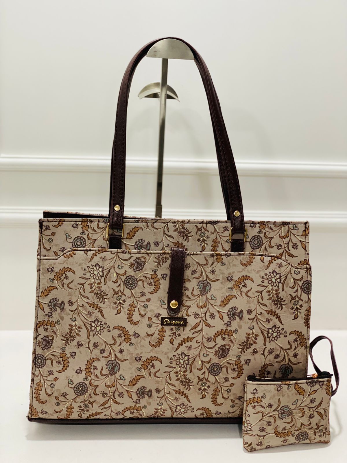 Autumn Bloom Statement Laptop Bag
