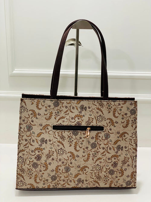 Autumn Bloom Statement Laptop Bag