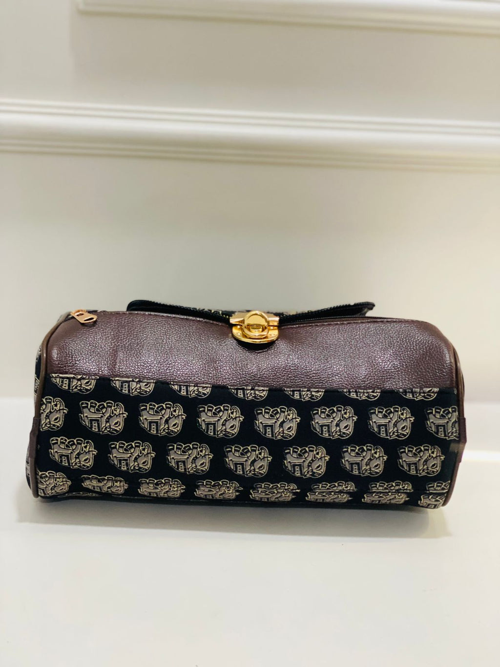 Royal Elephant Large Satchel Bag
