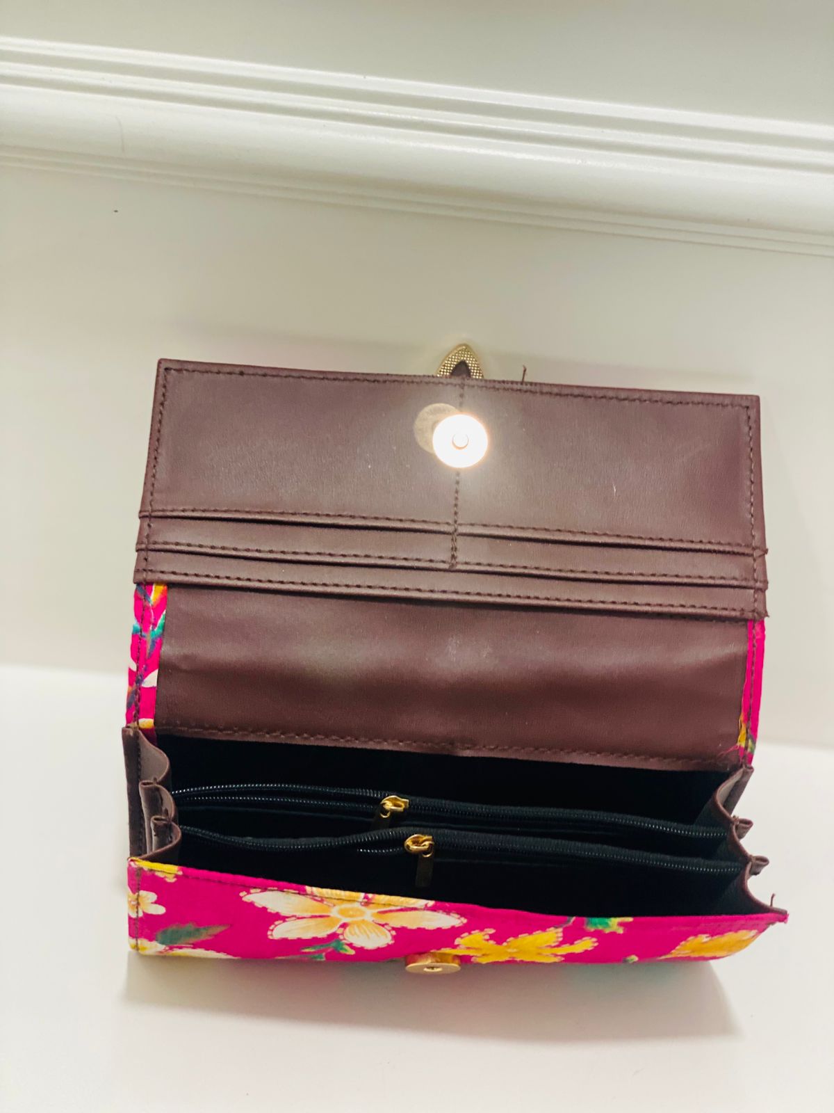 Pink Floral Wallet