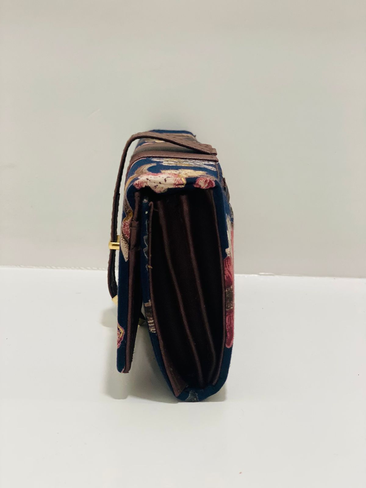 Indigo Floral Wallet