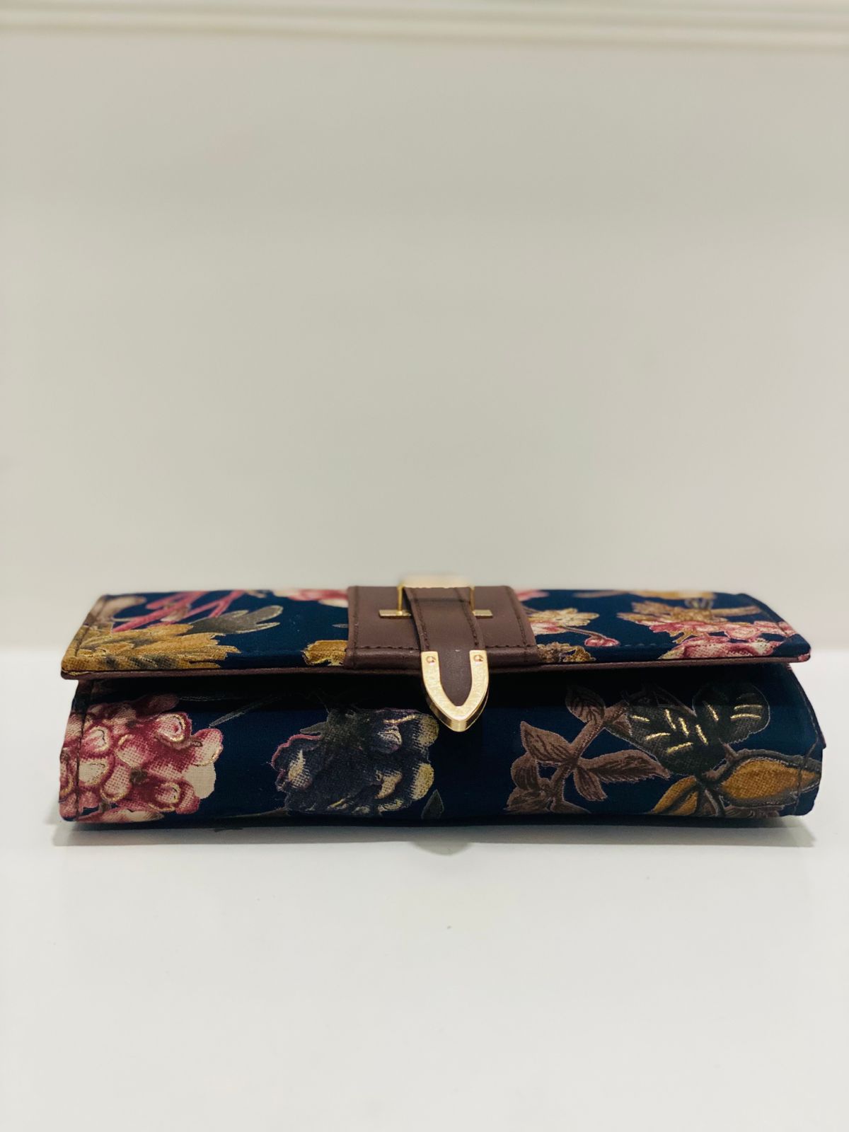 Indigo Floral Wallet