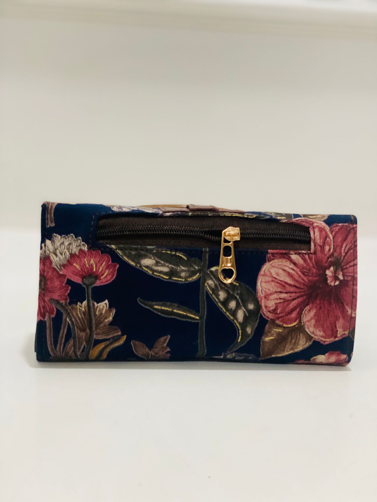 Indigo Floral Wallet