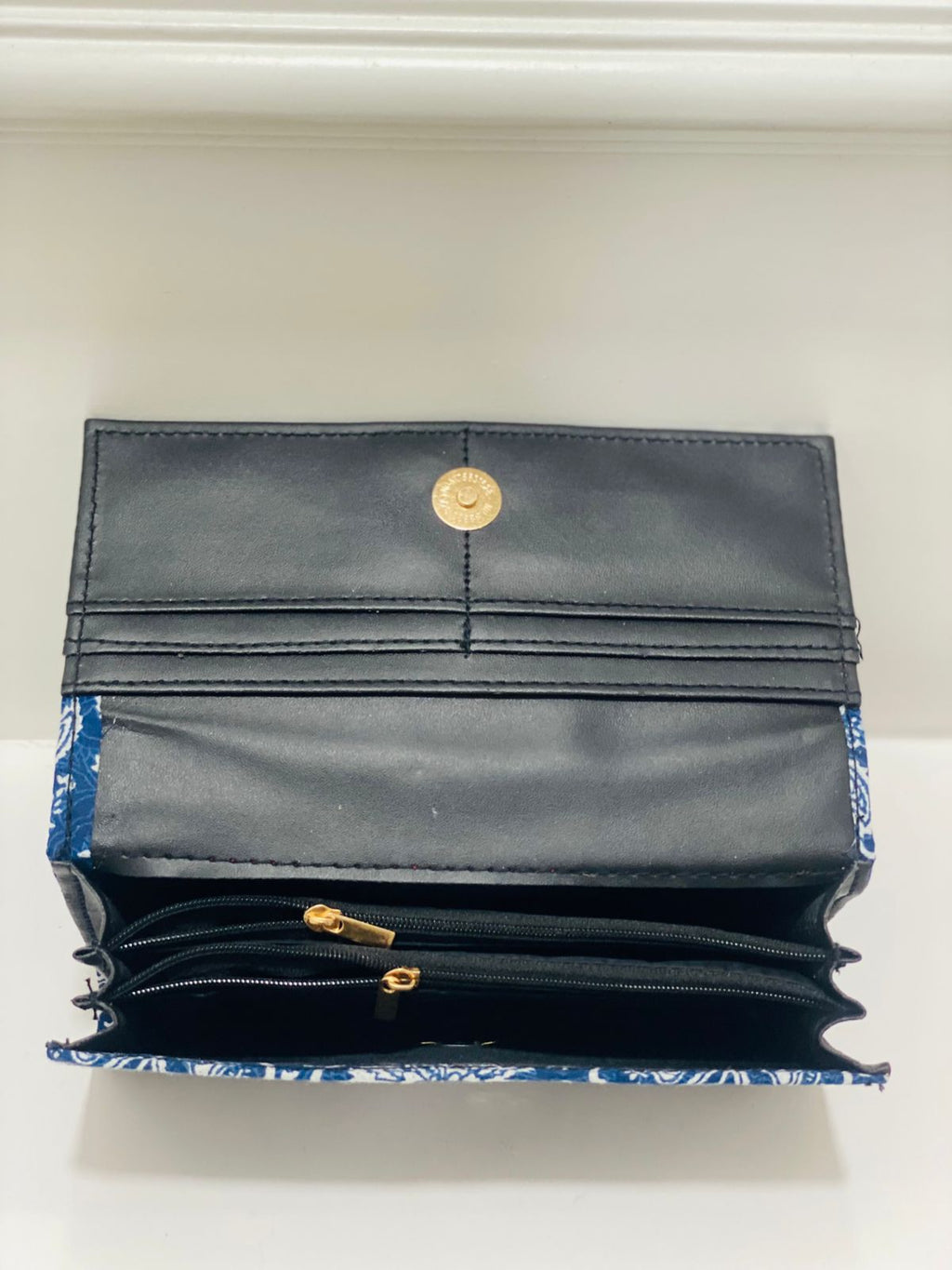 Blue Blossom Wallet