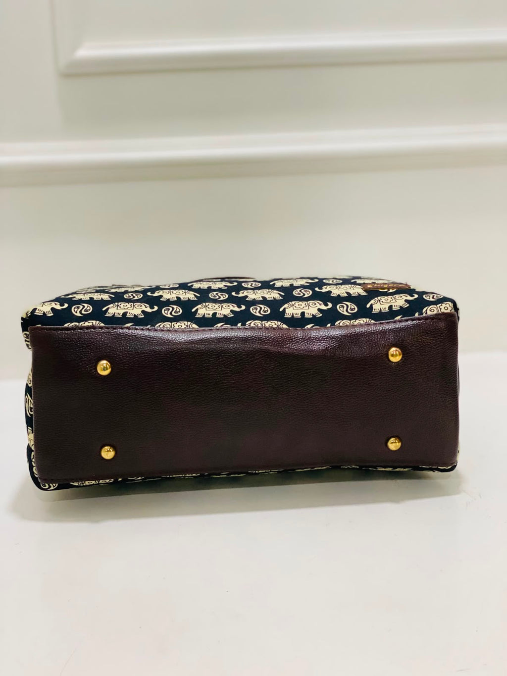 Black Elephant Triple Tier Bag