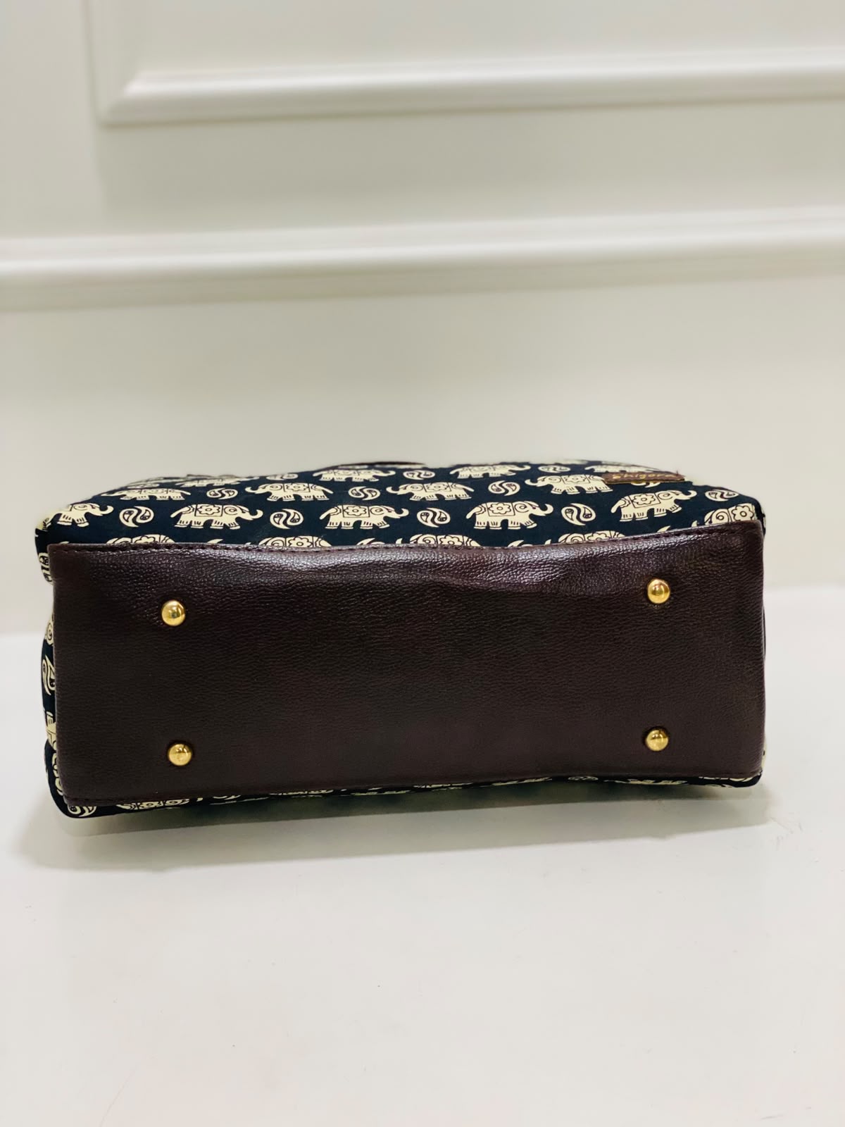 Black Elephant Triple Tier Bag