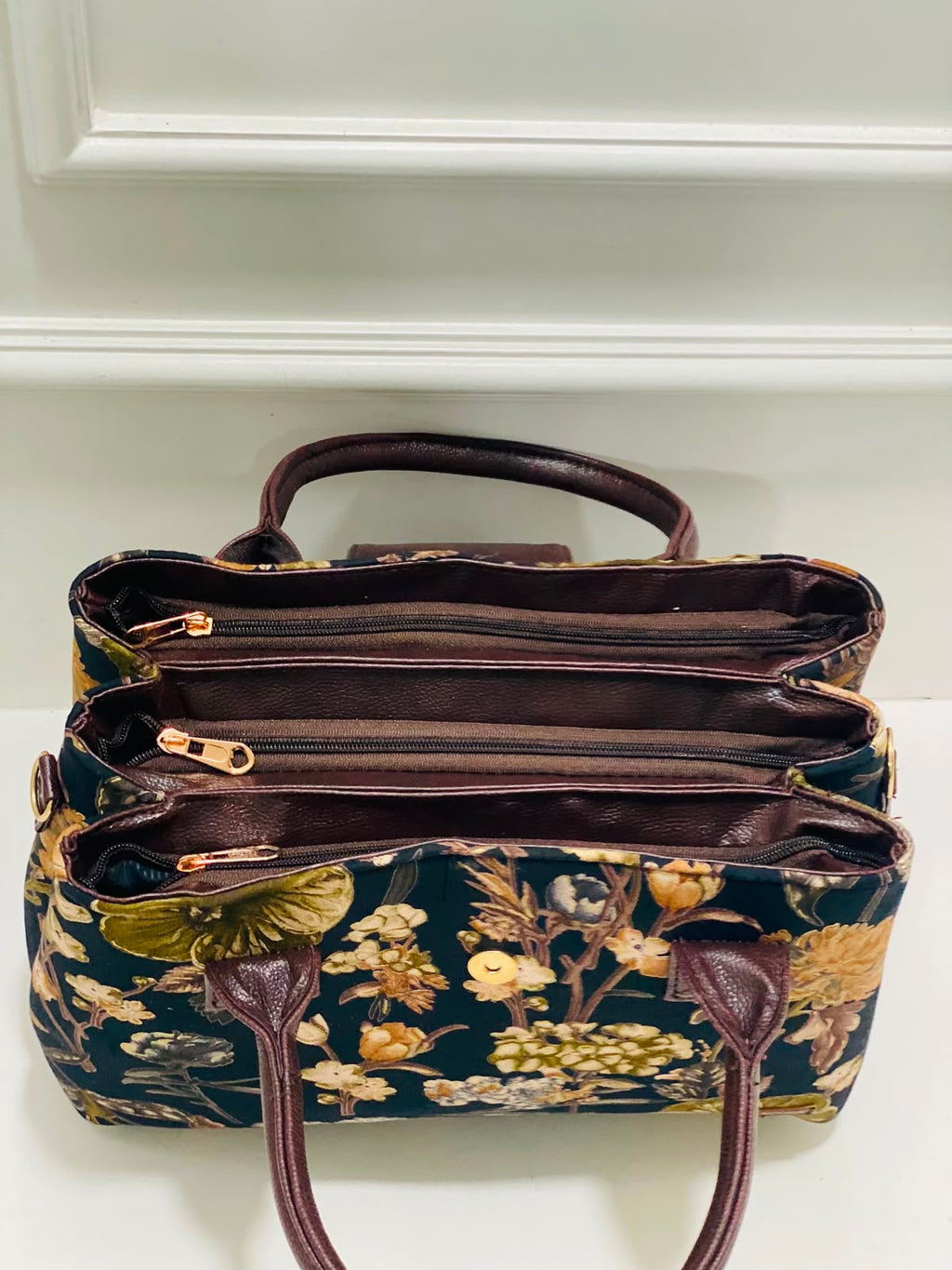 Autumn Blossom Triple Tier Bag
