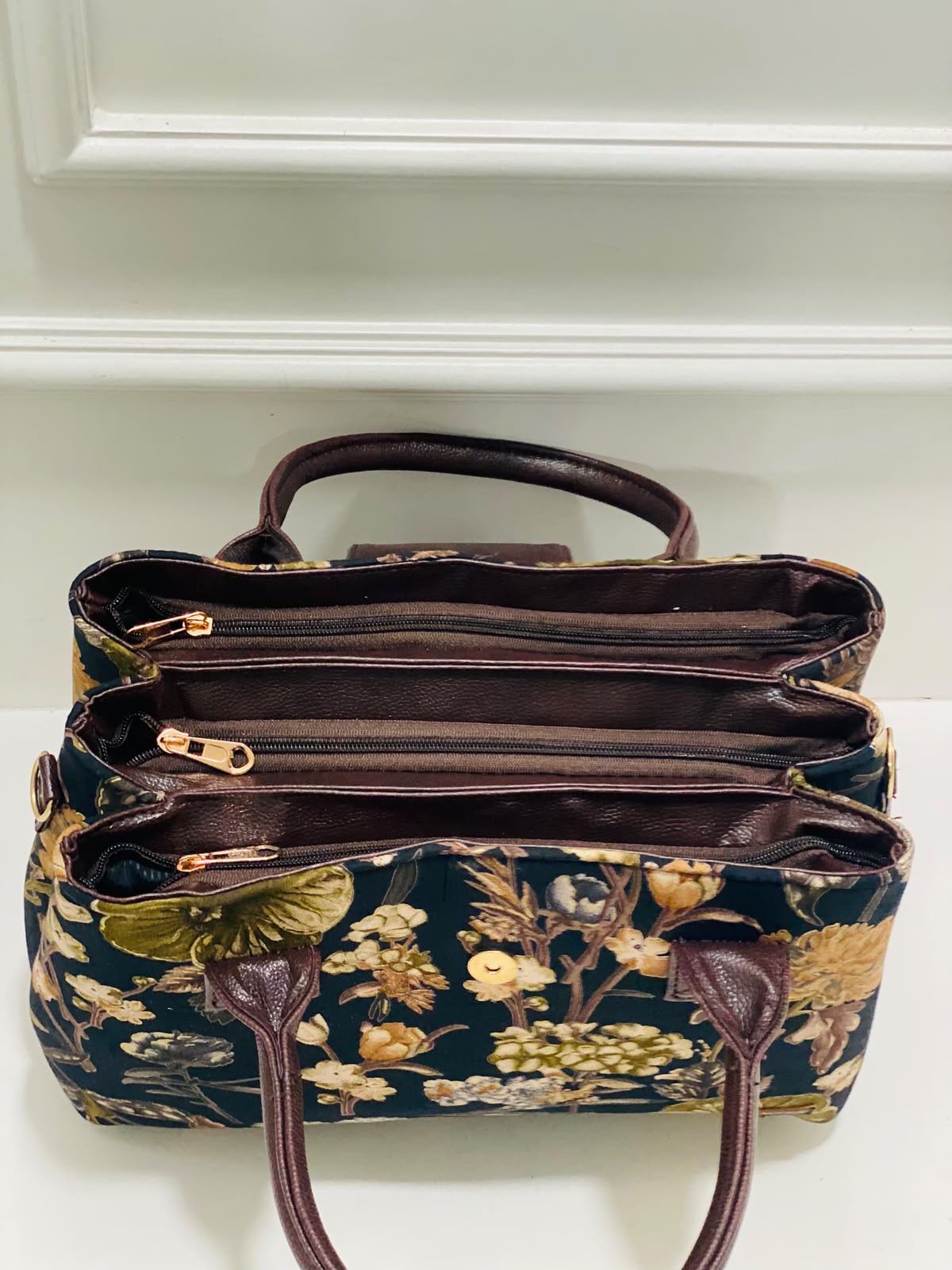 Autumn Blossom Triple Tier Bag