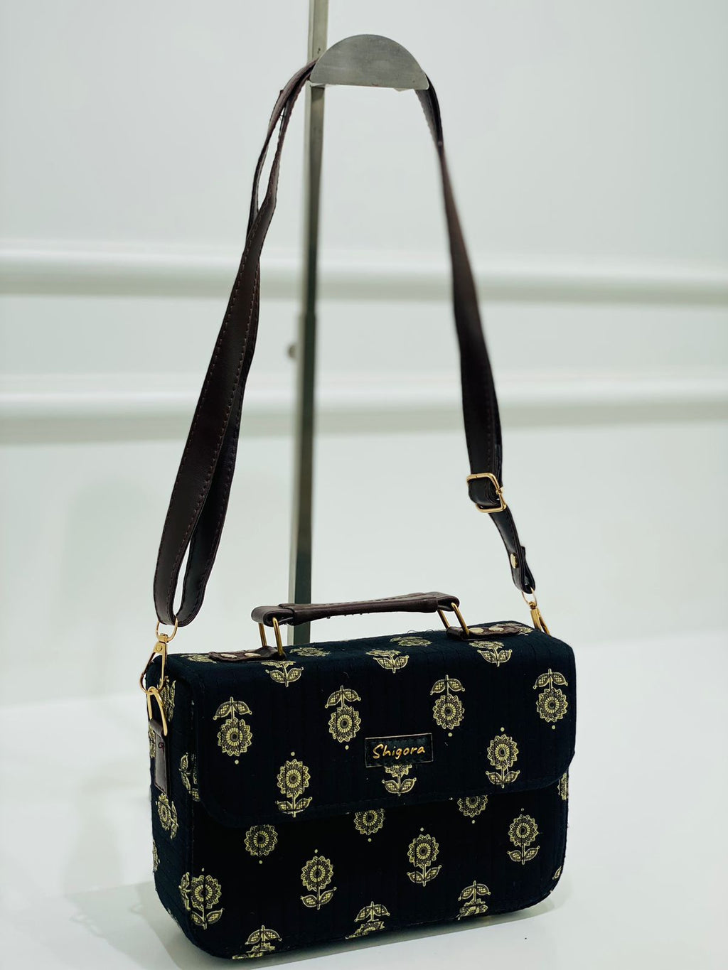 Indigo Mosaic Sling Bag