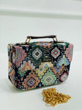 Multicolor Mosaic Sling Bag