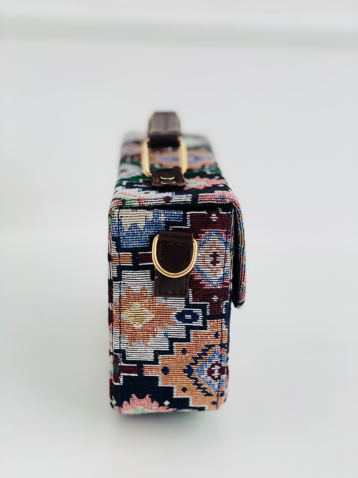 Multicolor Mosaic Sling Bag
