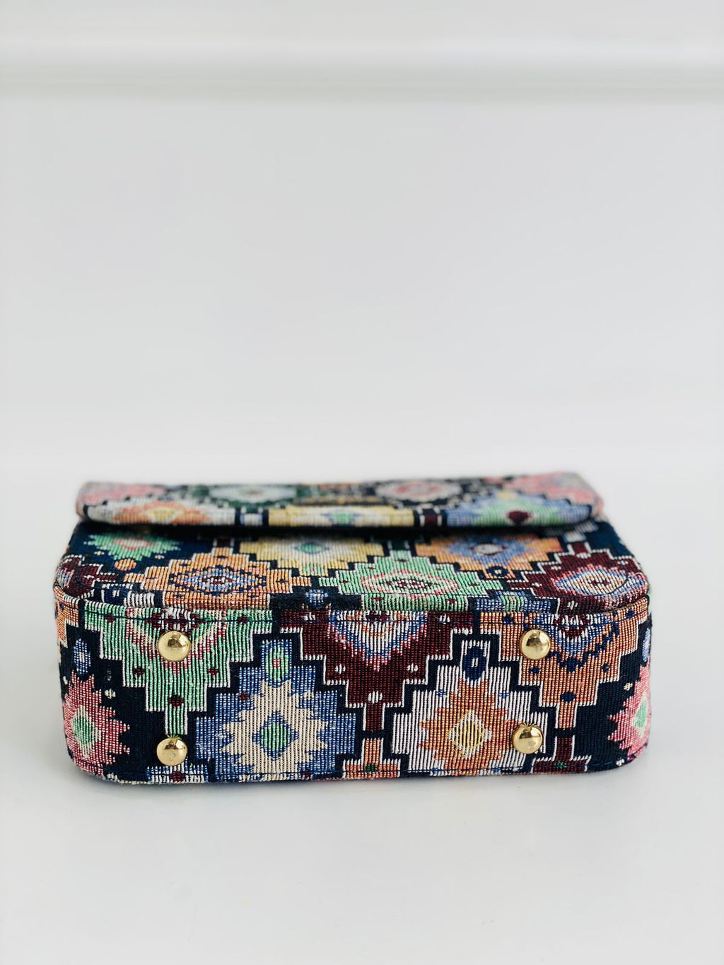 Multicolor Mosaic Sling Bag