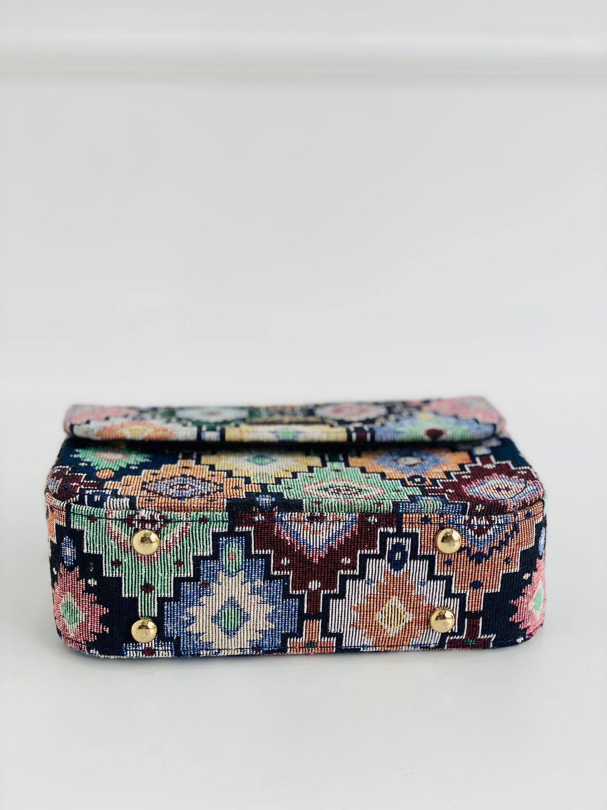 Multicolor Mosaic Sling Bag