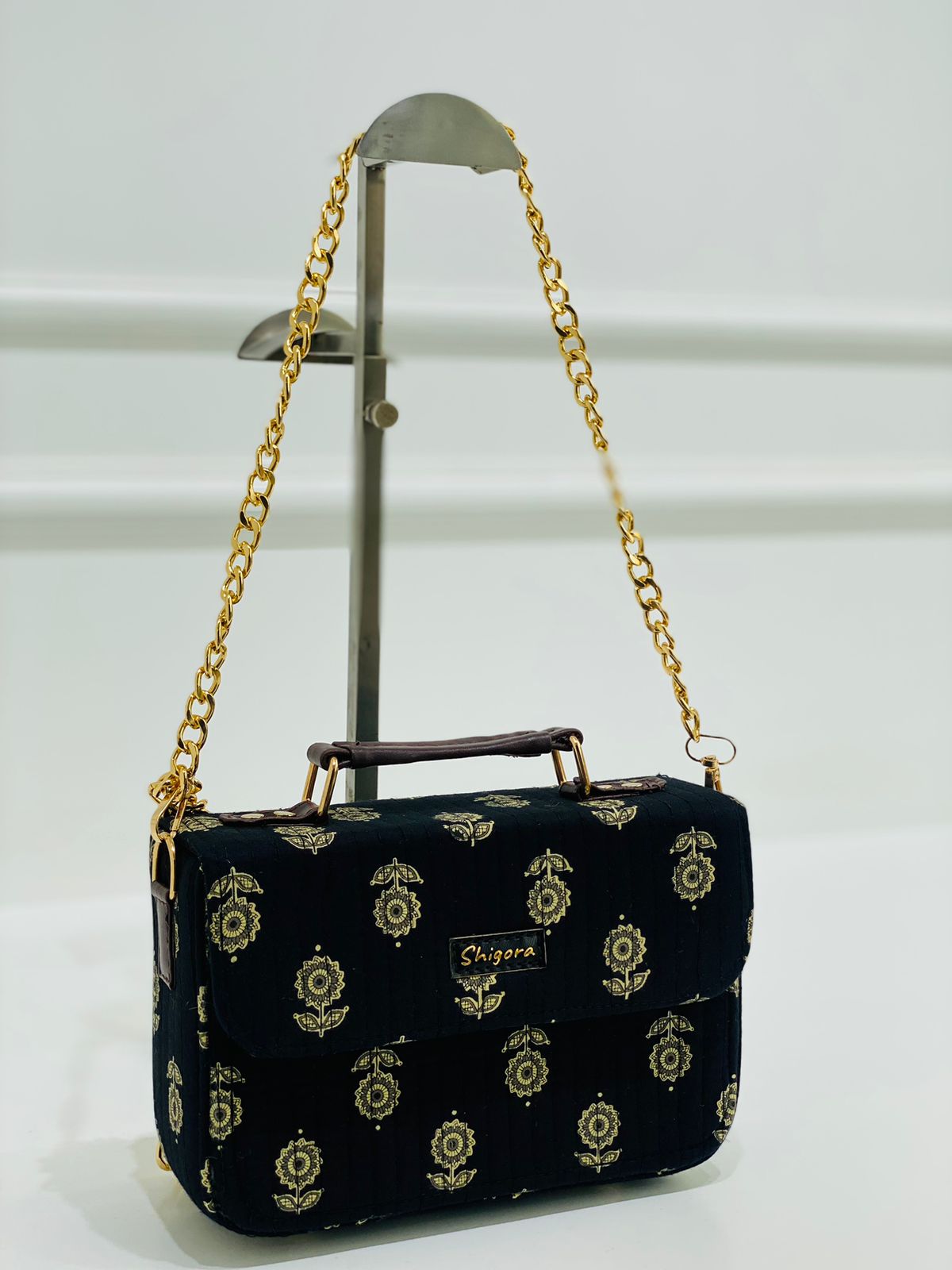 Indigo Mosaic Sling Bag