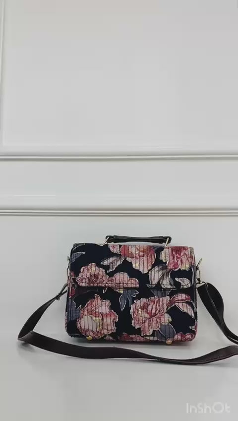 Multicolor Mosaic Sling Bag