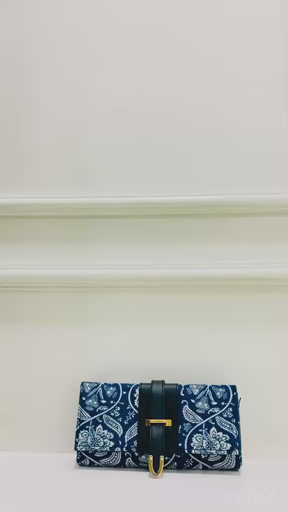 Blue Blossom Wallet